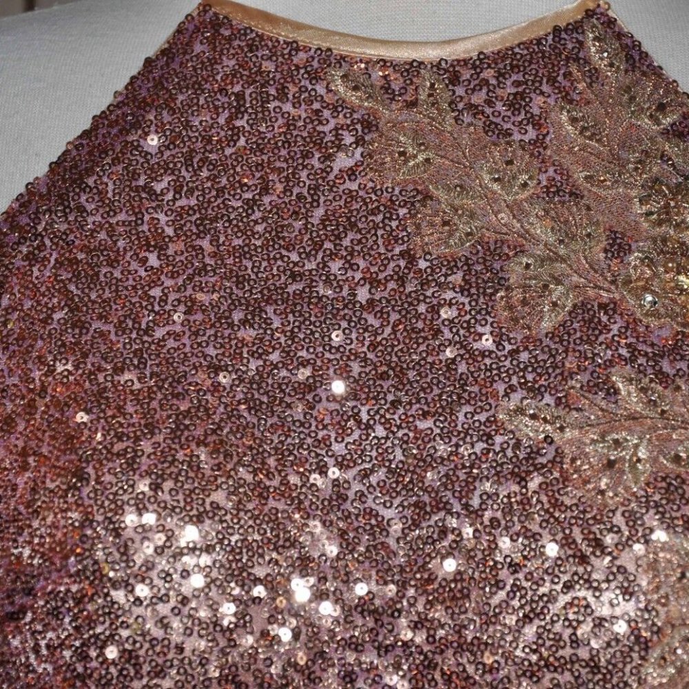 Morrell Maxie Halter Sequin Dress - Picture 5 of 16